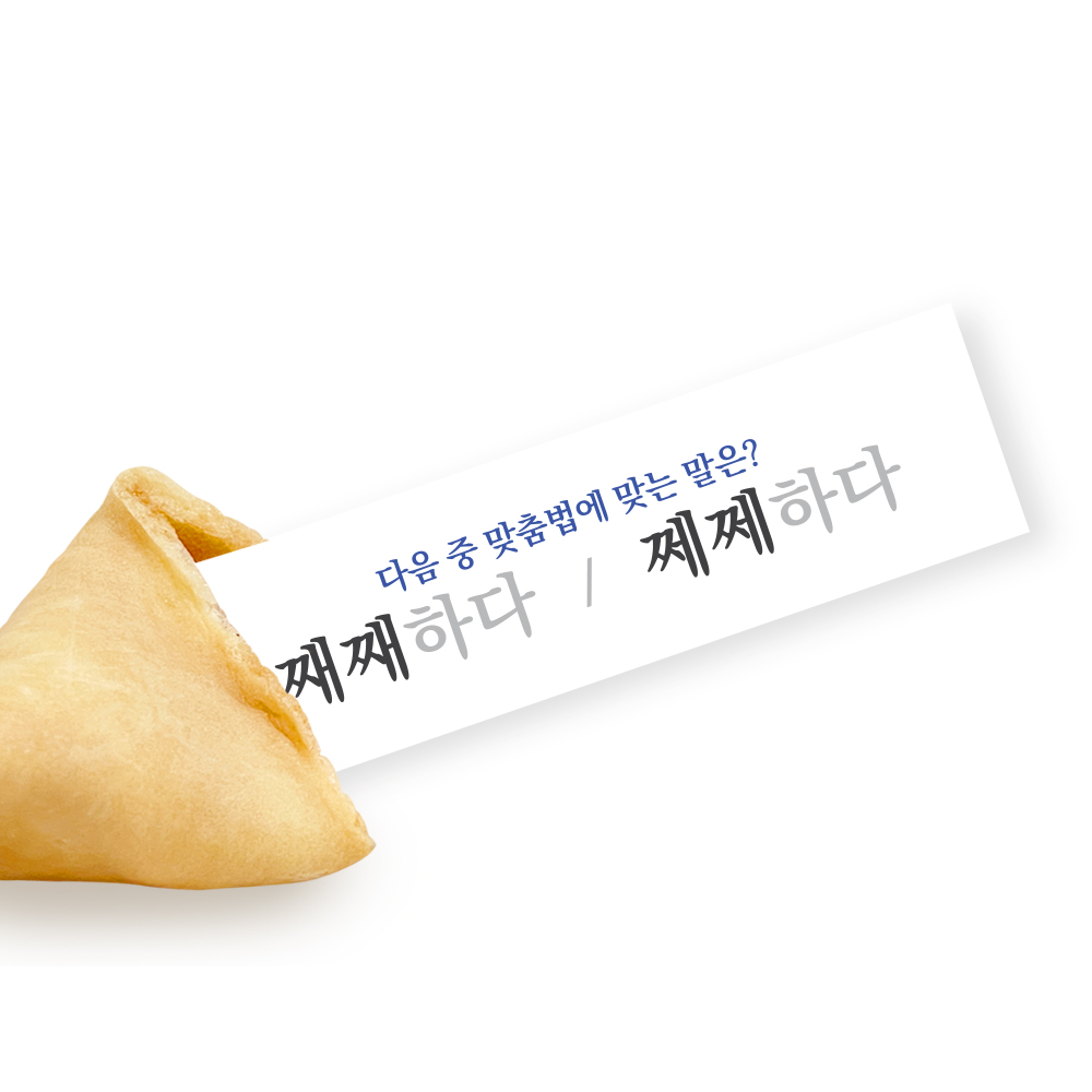 포춘쿠키 패밀리팩 맞춤법S