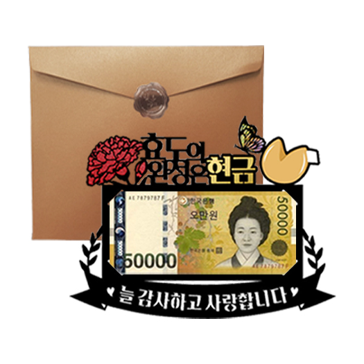 포춘쿠키 패밀리팩 어버이날카네이션용돈토퍼